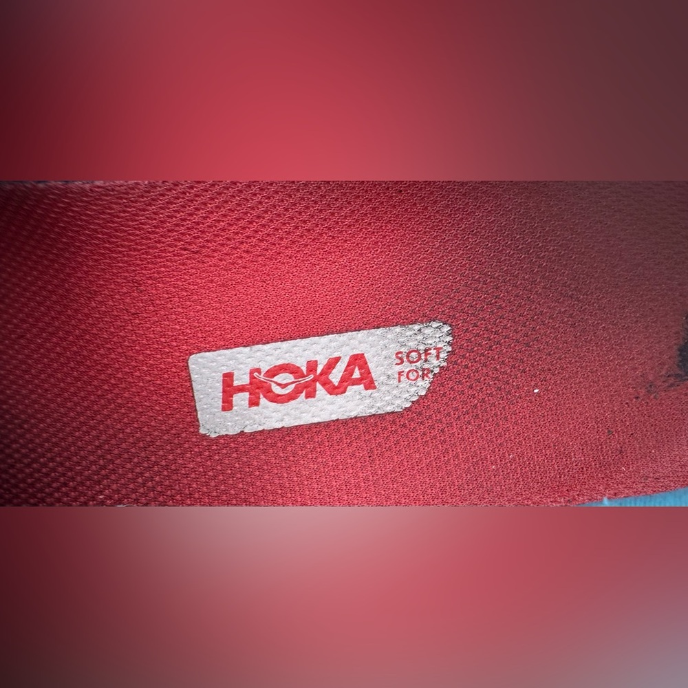 Hoka One One Clifton 8 Wide Aquarella Blue Running Shoe Women Size 9D VGC Clean - Picture 13 of 16